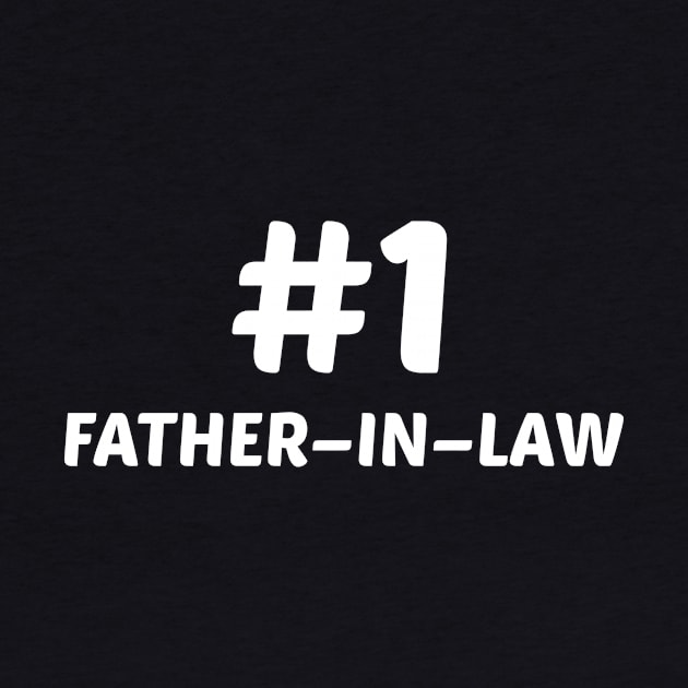 #1 Father-in-Law T Shirt - Number One Father's Day Gift Tee by kinh7889